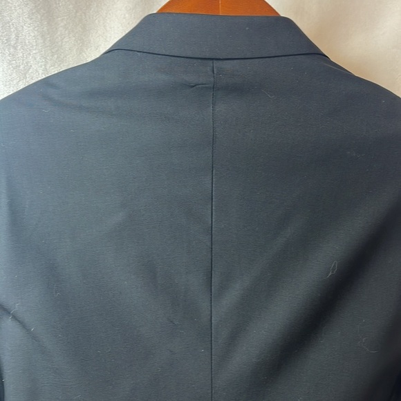 Armani Collezioni Men Wool Tuxedo Blazer 44R  Black Single Breasted Satin Lapel - Picture 5 of 11